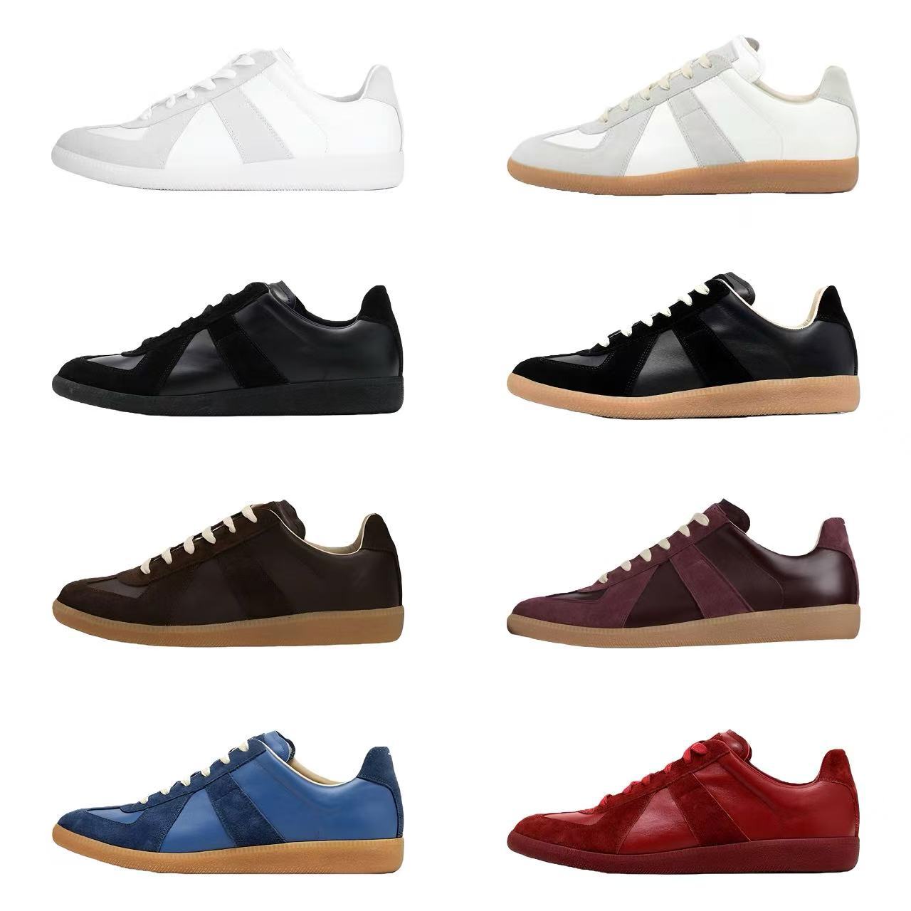 Men'S Shoes Hey Dude - รองเท้าผ้าใบสไตล์คลาสสิกเยอรมันรุ่นใหม่ปี 2026 หนังแท้ ดีไซน์สีตัดกัน ใส่ได้ทั้งชายและหญิง รองเท้าผ้าใบสีขาวลำลองอเนกประสงค์