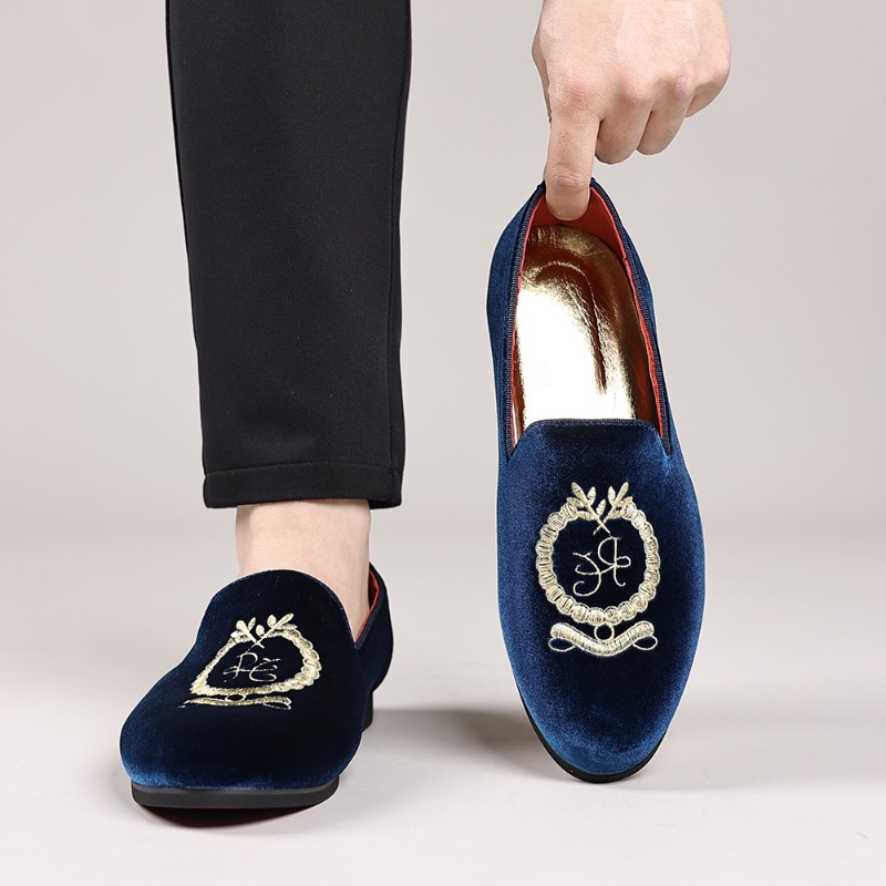Men'S Shoes Hey Dude - Luxury Designer รองเท้าไม่มีส้นหนังนิ่มหนังเย็บปักถักร้อยรองเท้าชี้ Toe รองเท้ารองเท้าแต่งงานสําหรับชายรองเท้าแตะขนาดใหญ่