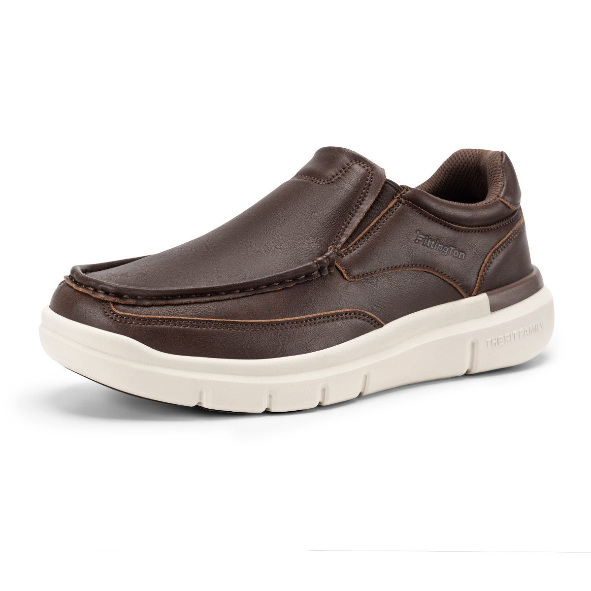 Men'S Shoes Water Resistant - รองเท้าหนังผู้ชายแบบสวม Fittington หัวกว้าง กันน้ำ รองเท้าโลฟเฟอร์หนังแท้ สวมใส่สบาย
