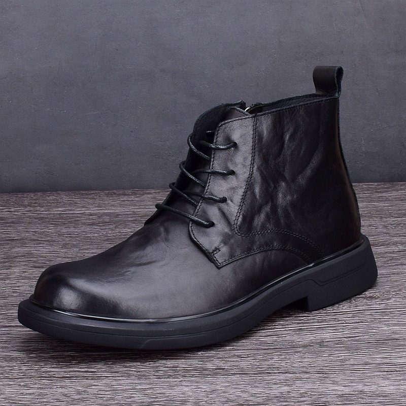 Men'S Shoes Hey Dude - รองเท้าบูทสำหรับผู้ชาย รองเท้าบูทหุ้มข้อ แฟชั่นลำลอง รองเท้าหนังหุ้มข้อสูง รองเท้าหนังผู้ชาย รองเท้าผู้ชาย