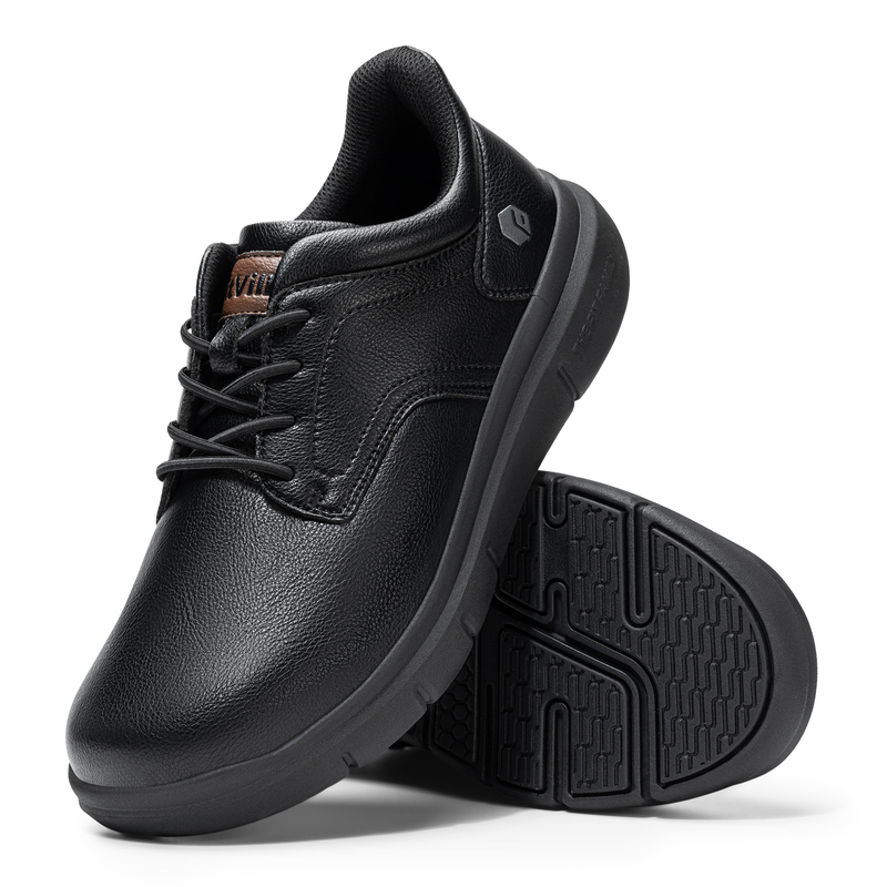 Men'S Shoes Hey Dude - รองเท้าหนังแบบสวมสำหรับผู้ชาย ItVille รุ่นหน้ากว้าง น้ำหนักเบา รองรับอุ้งเท้า ช่วยบรรเทาอาการปวดสำหรับเท้ากว้างและเท้าบวม