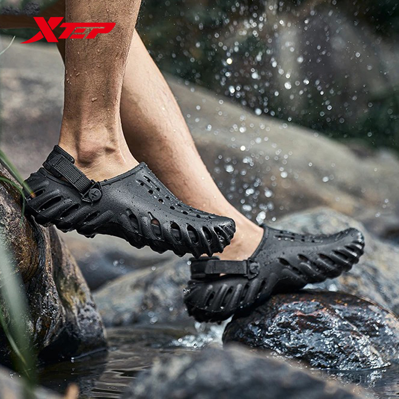 XTEP รองเท้าแตะผู้ชาย EVA กันล - Men'S Shoes Water Resistant บทวิจารณ์และราคา