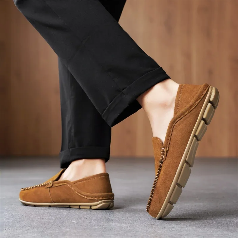 รองเท้าโลฟเฟอร์หนังกลับแฟชั่นส - Men'S Shoes Hey Dude บทวิจารณ์และราคา