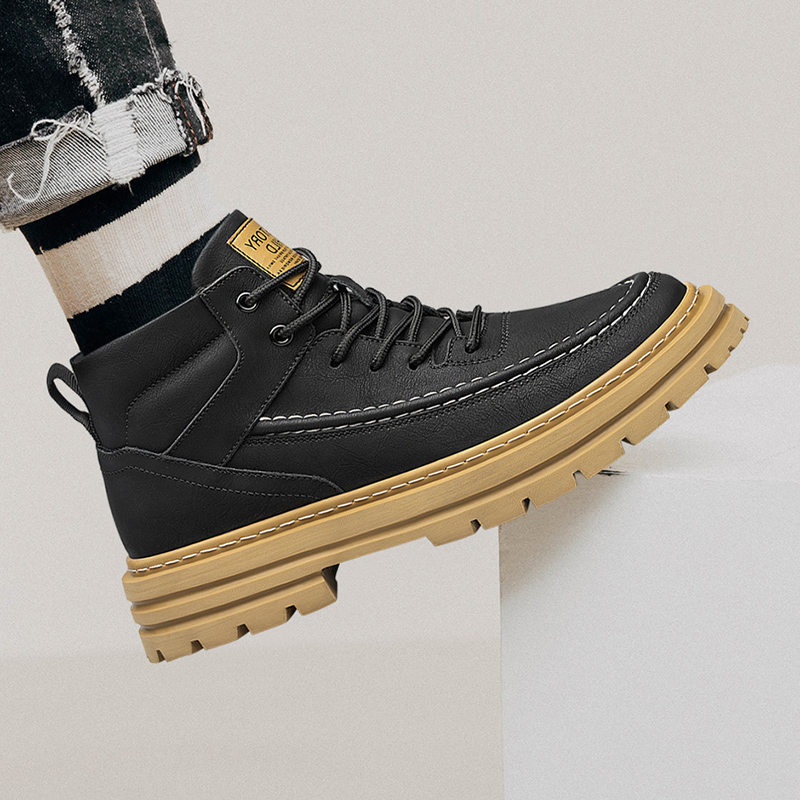 รองเท้าเพิ่มความสูงสำหรับผู้ชา - Men'S Shoes Water Resistant บทวิจารณ์และราคา