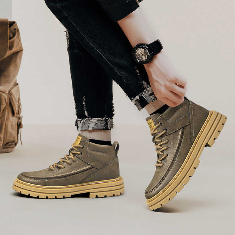 รองเท้าเพิ่มความสูงสำหรับผู้ชา - Men'S Shoes Water Resistant บทวิจารณ์และราคา