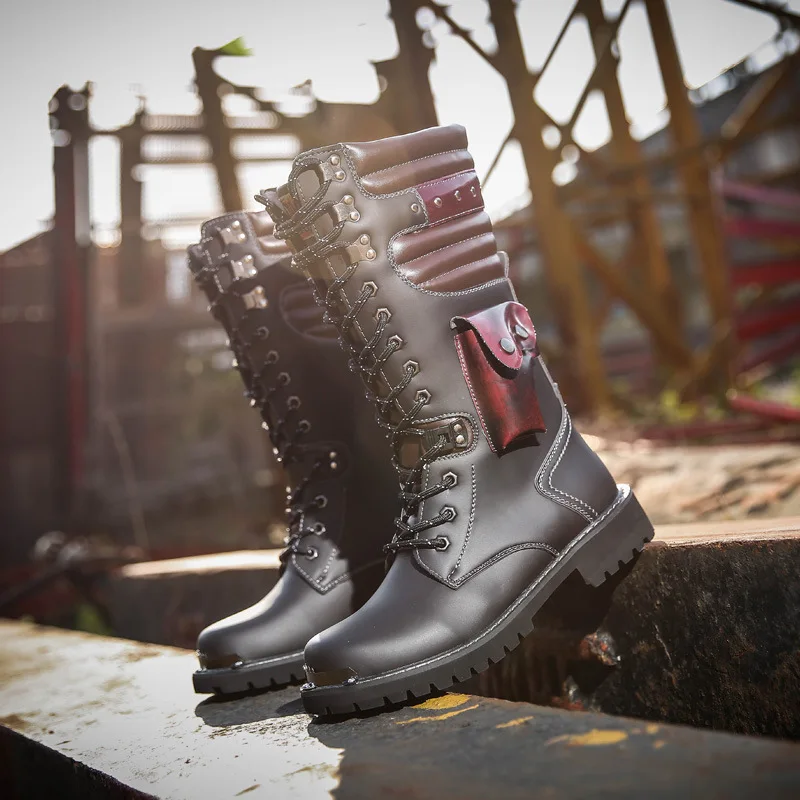 ผู้ชายเข่าสูงรองเท้าหนังฤดูหนา - Men'S Shoes Hey Dude บทวิจารณ์และราคา